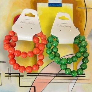 Handmade Candy Colored Beaded Bracelets 💝